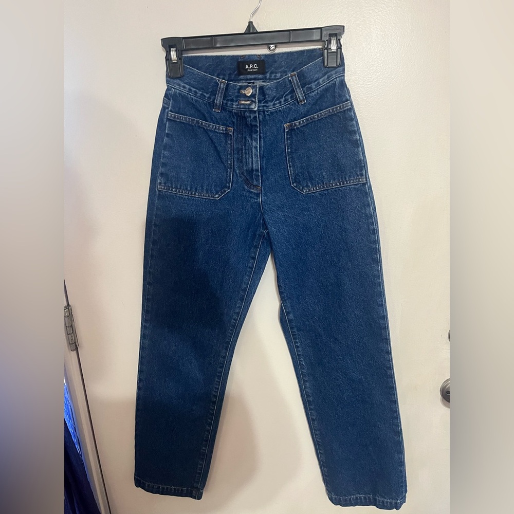 A.P.C. Straight Leg Jeans in Deep Indigo